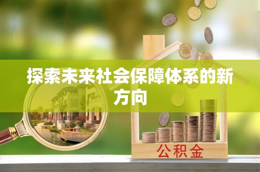 永年探索未来社会保障体系的新方向