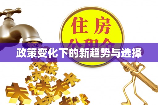 永年政策变化下的新趋势与选择