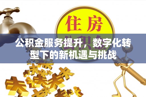 永年公积金服务提升，数字化转型下的新机遇与挑战