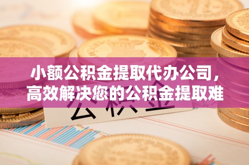 永年小额公积金提取代办公司，高效解决您的公积金提取难题
