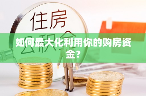 永年如何最大化利用你的购房资金？